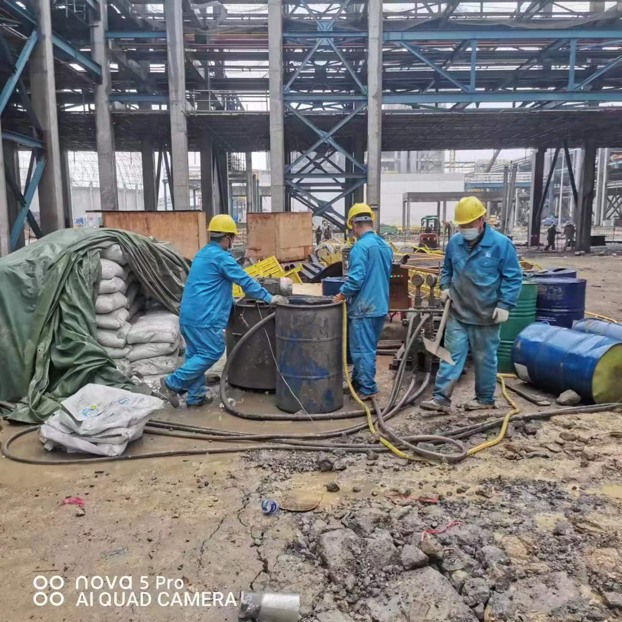 天津设备基础下沉沉降注浆加固施工